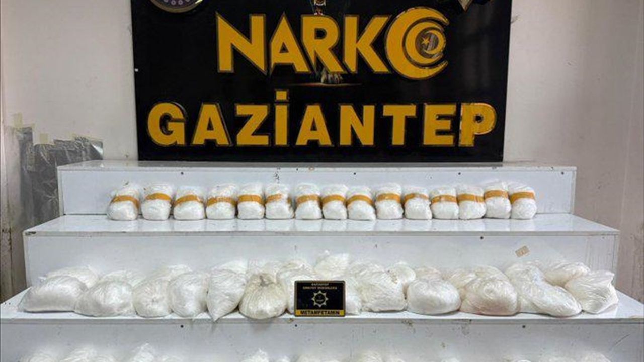 Gaziantep'te 58 Kilo Uyuşturucu Ele Geçirildi