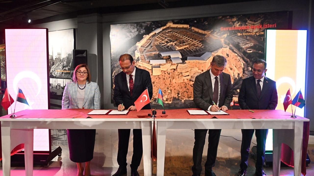 Gaziantep'te Türkiye ve Azerbaycan Sayıştayları Arasında İşbirliği Protokolü İmzalandı