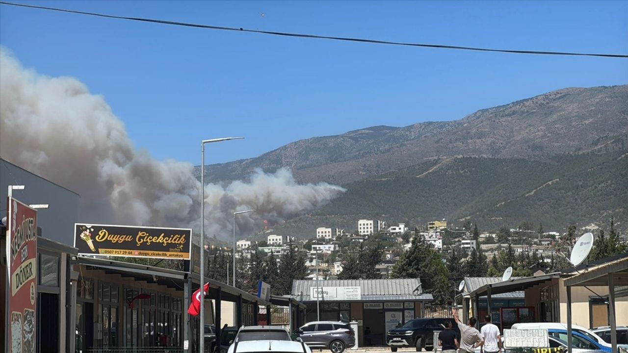 Hatay'da Orman Yangınına Müdahale