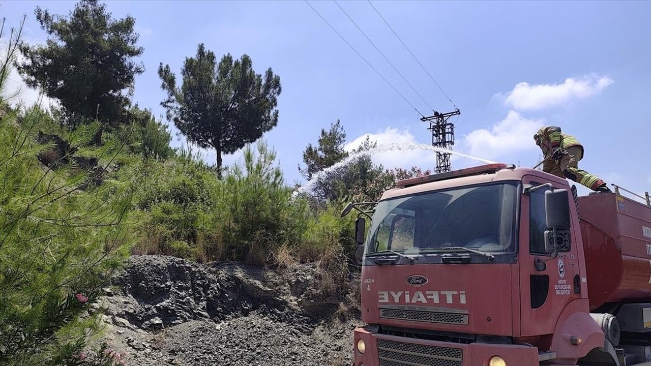 İskenderun'da Orman Yangını Kontrol Altına Alındı