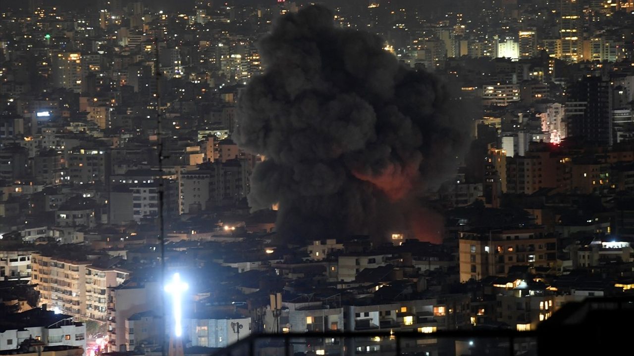 İsrail'in Beyrut'a Hava Saldırısı