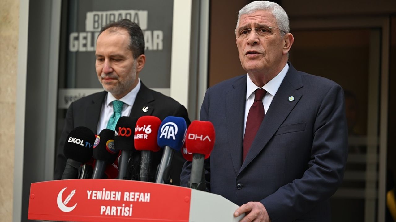 İYİ Parti ve Yeniden Refah Partisi Liderlerinden Ortak Basın Toplantısı