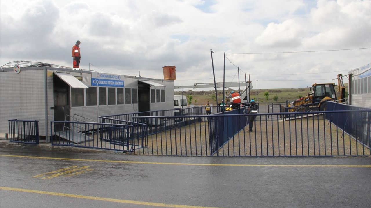 Kayseri'de Kurban Bayramı Kesim Provaları Tamamlandı