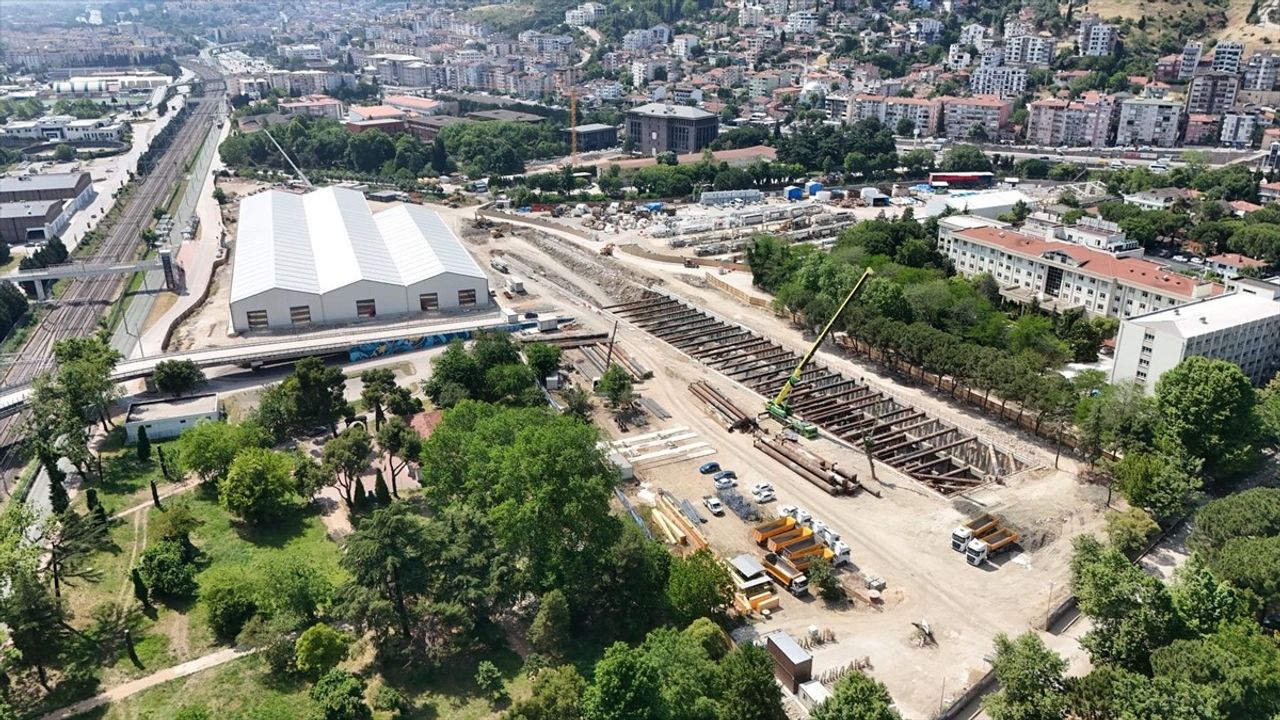 Körfezray Metro Projesi'nde Hızla İlerleyen Çalışmalar