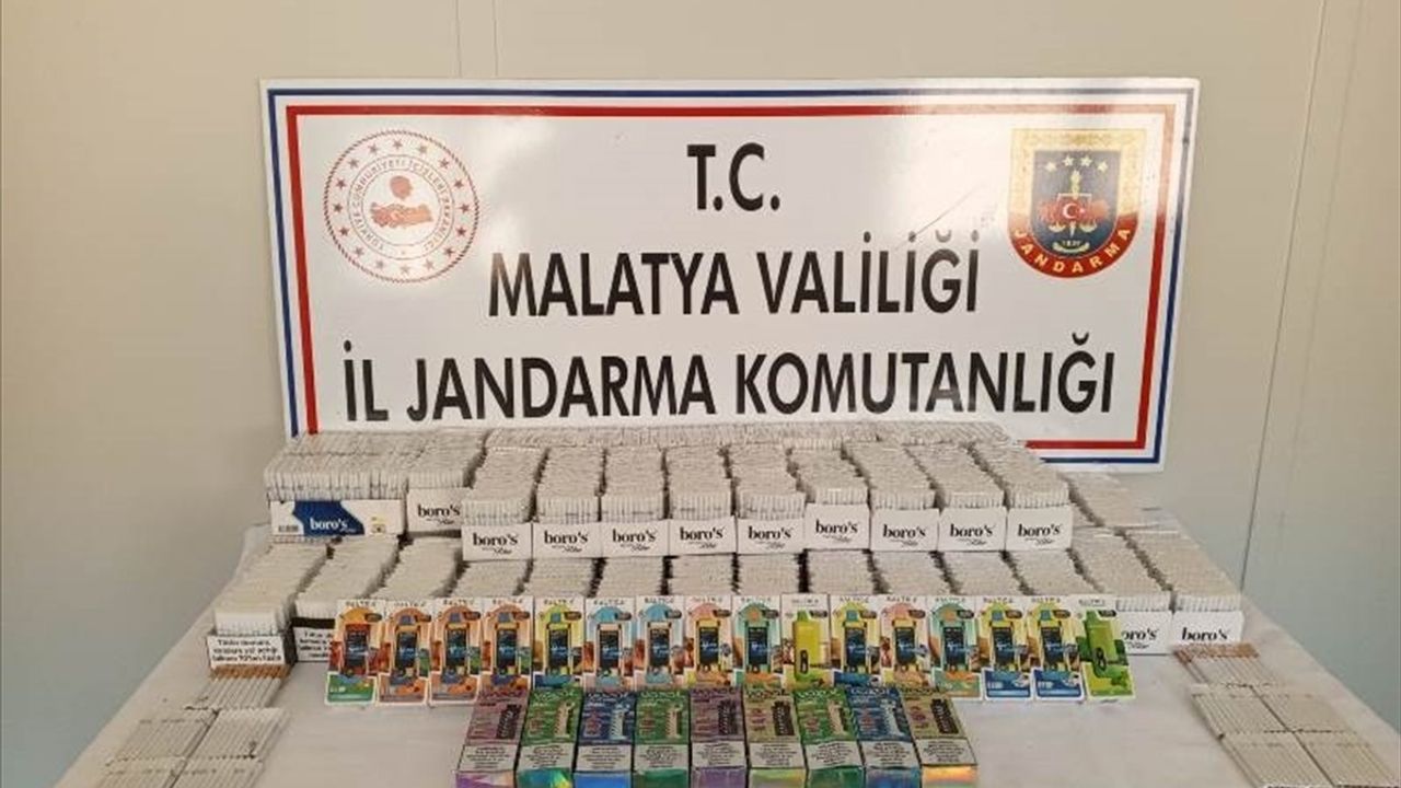 Malatya'da Kaçakçılık Operasyonu: 4 Zanlı Gözaltına Alındı