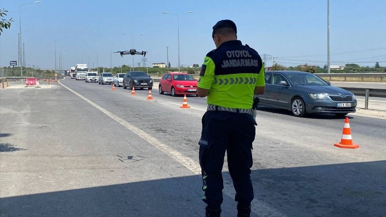 Mersin'de Dron Destekli Trafik Denetimi: 89 Bin Lira Ceza Kesildi