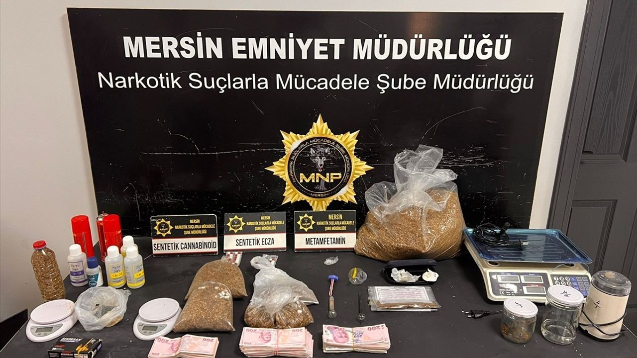 Mersin'de Uyuşturucu Operasyonunda 9 Şüpheli Yakalandı