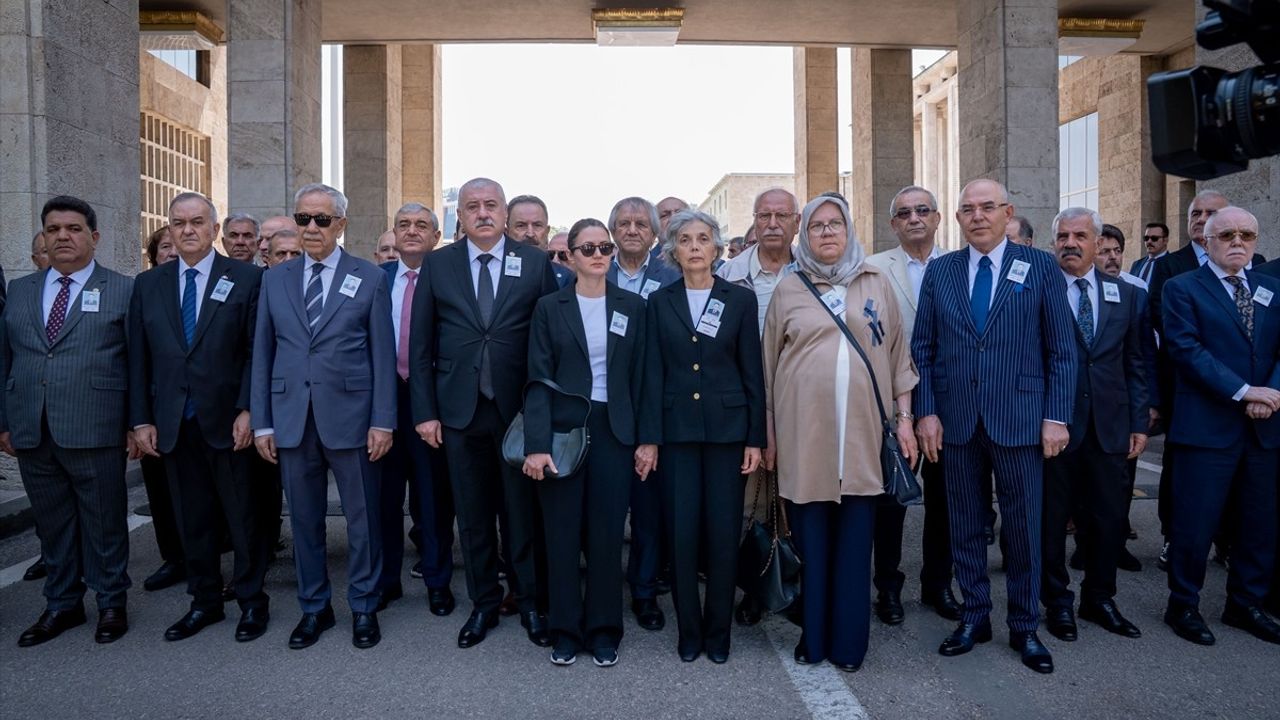 Mükerrem Levent İçin Meclis'te Törende Saygı Duruşu