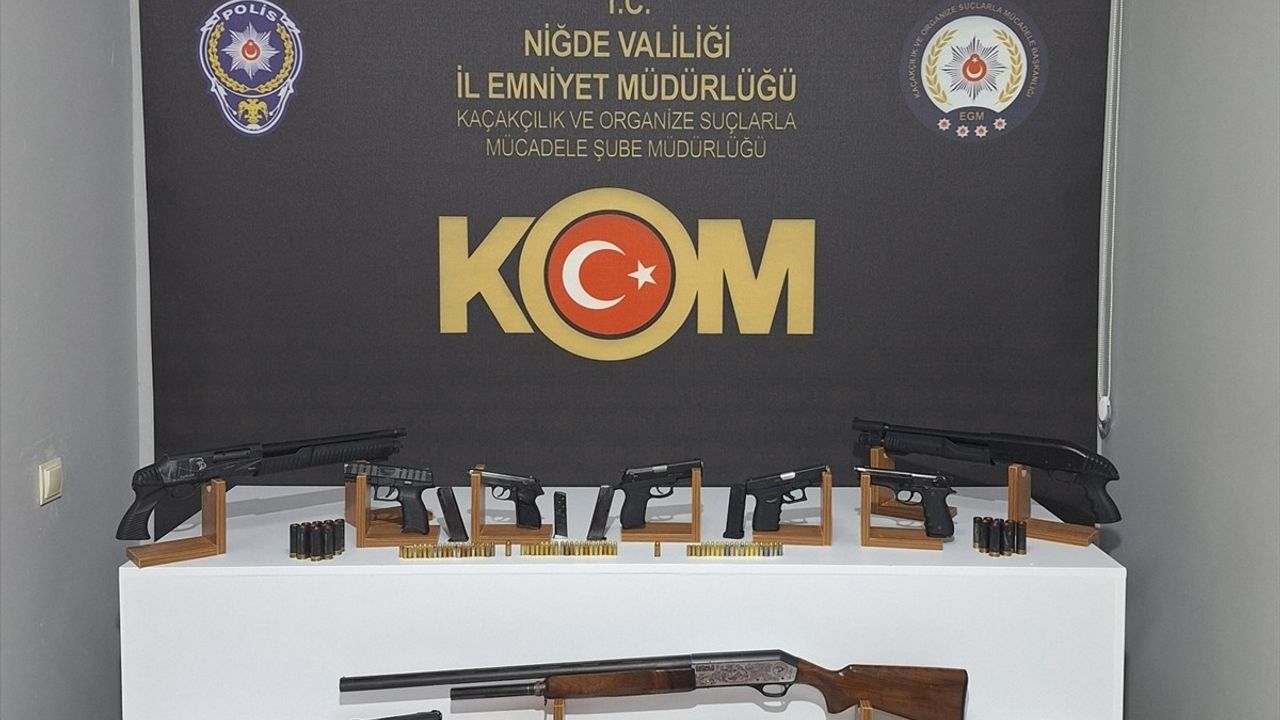 Niğde'de Ruhsatsız Silah Operasyonu: 16 Gözaltı