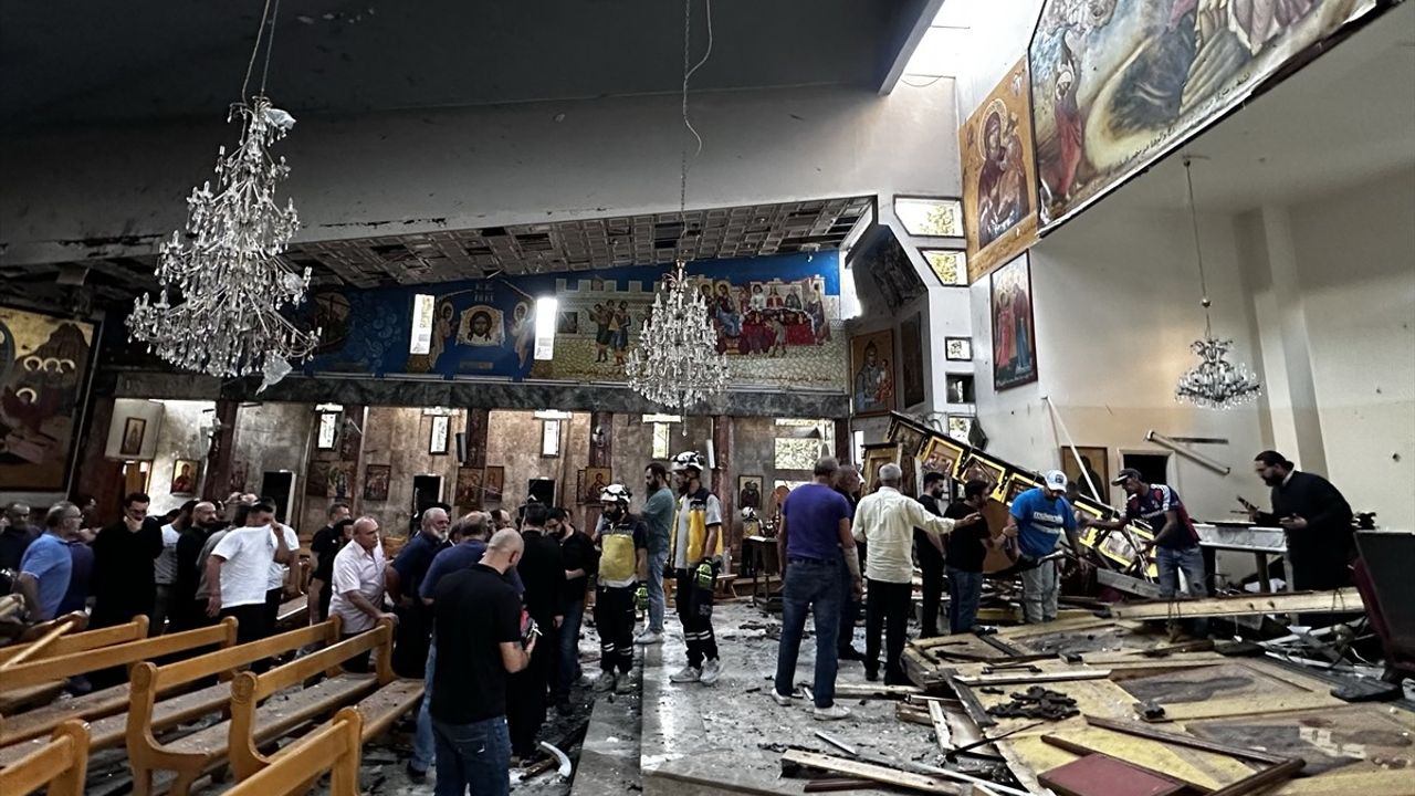 Şam'daki Kilisede Patlama: Çok Sayıda Can Kaybı