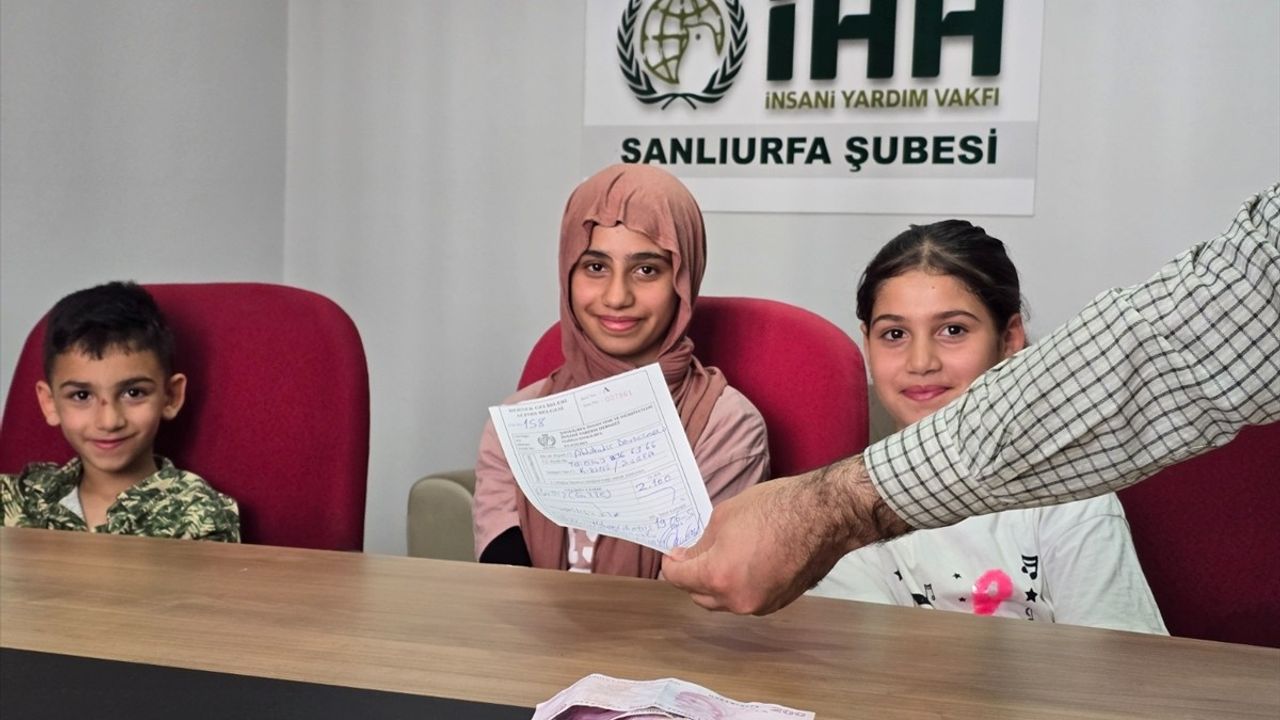 Şanlıurfalı Kardeşlerden Hayırseverlik Örneği: Gazze İçin Bağış