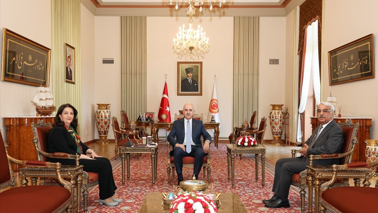 TBMM Başkanı Kurtulmuş, DEM Partisi Heyeti ile Görüştü
