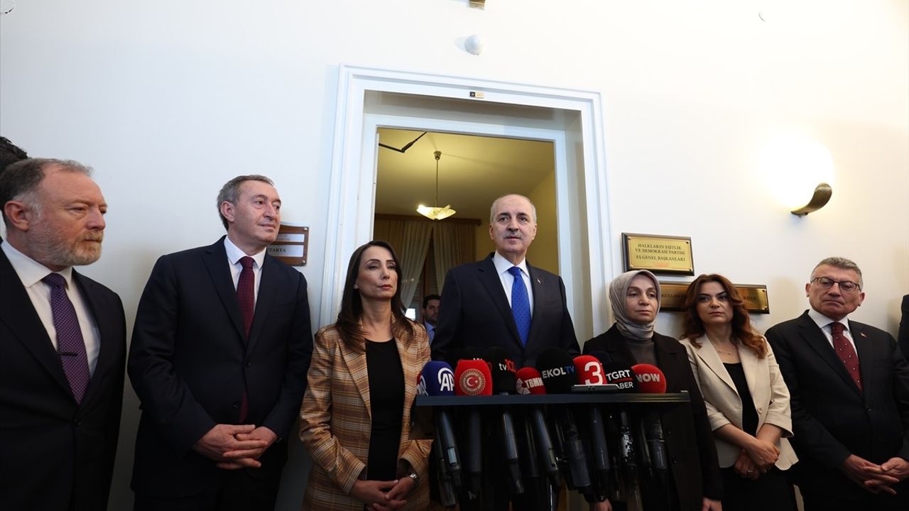 TBMM Başkanı Kurtulmuş'tan DEM Parti Ziyareti