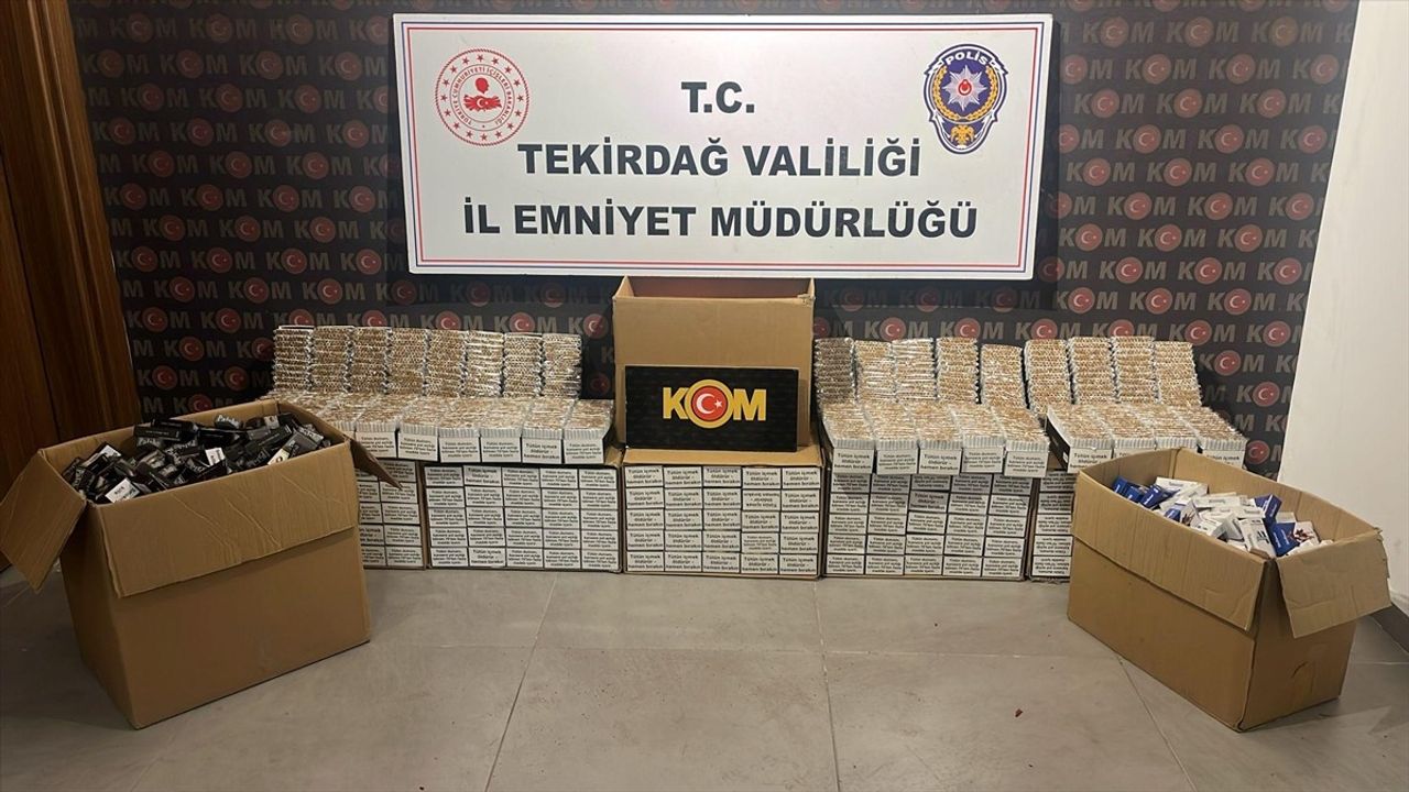 Tekirdağ'da Kaçakçılık Operasyonu: 5 Gözaltı