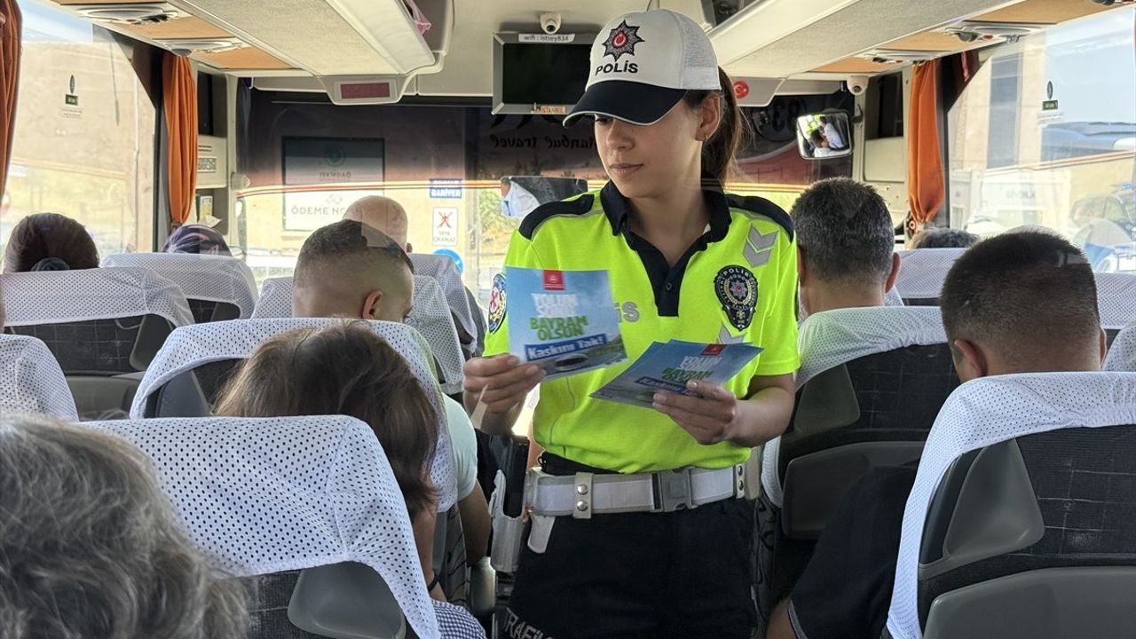Tekirdağ'da Kurban Bayramı Öncesinde Yolcu Otobüslerine Denetim