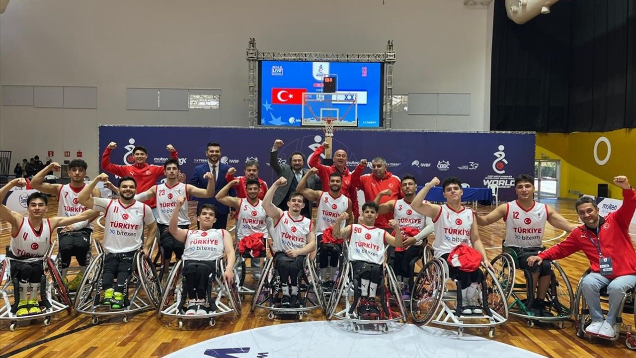 Türkiye 23 Yaş Altı Tekerlekli Sandalye Basketbol Takımı'ndan Dominant Başlangıç