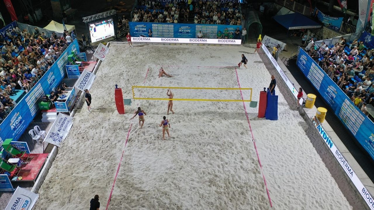 Uluslararası Plaj Voleybolu Türkiye Serisi Aydın Etabı Tamamlandı