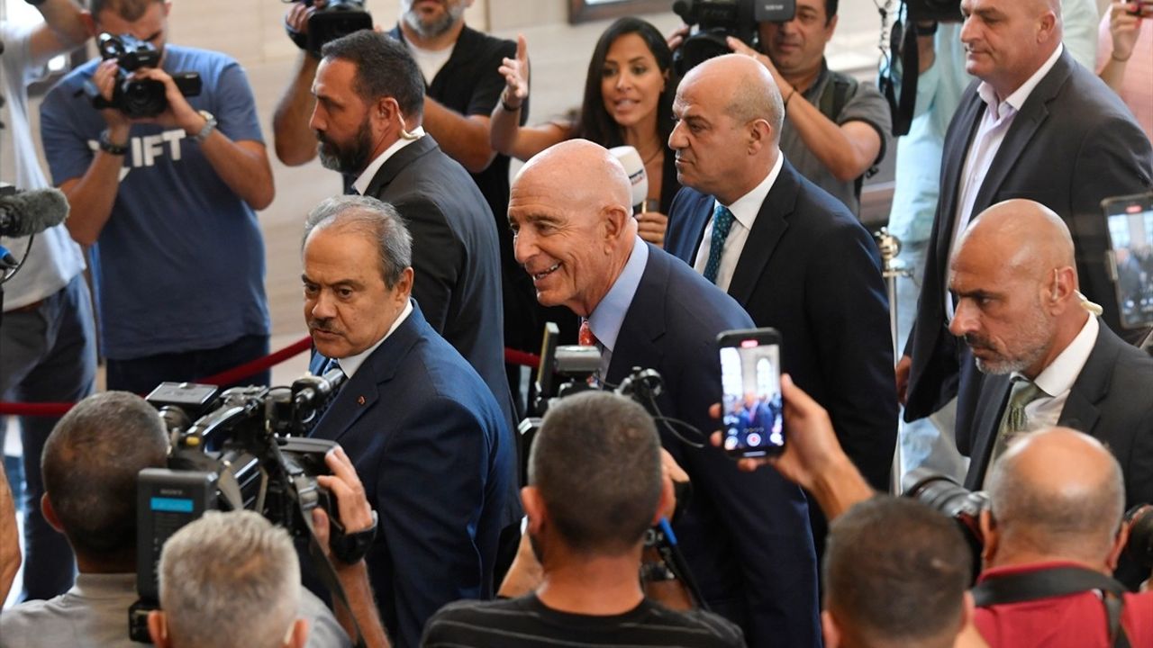 ABD Temsilcisi Barrack, Lübnan Meclis Başkanı Berri ile Görüşme Gerçekleştirdi