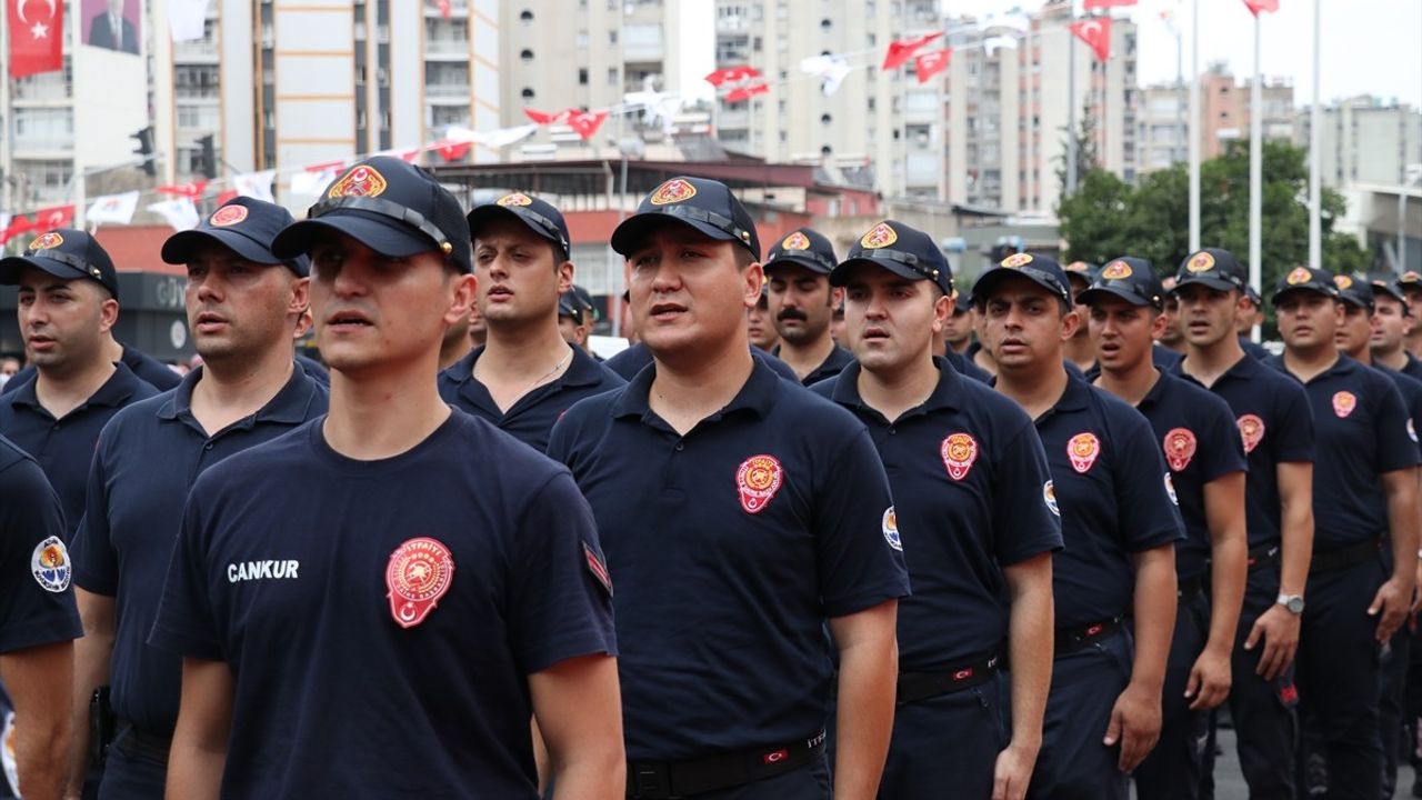 Adana'da 90 Yeni İtfaiye Eri Göreve Başladı