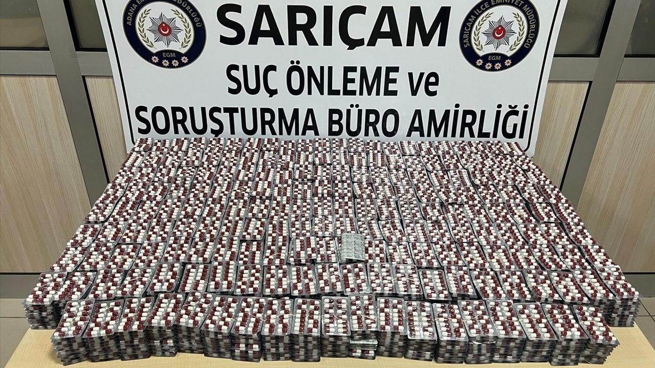 Adana'da Uyuşturucu Hap Operasyonu