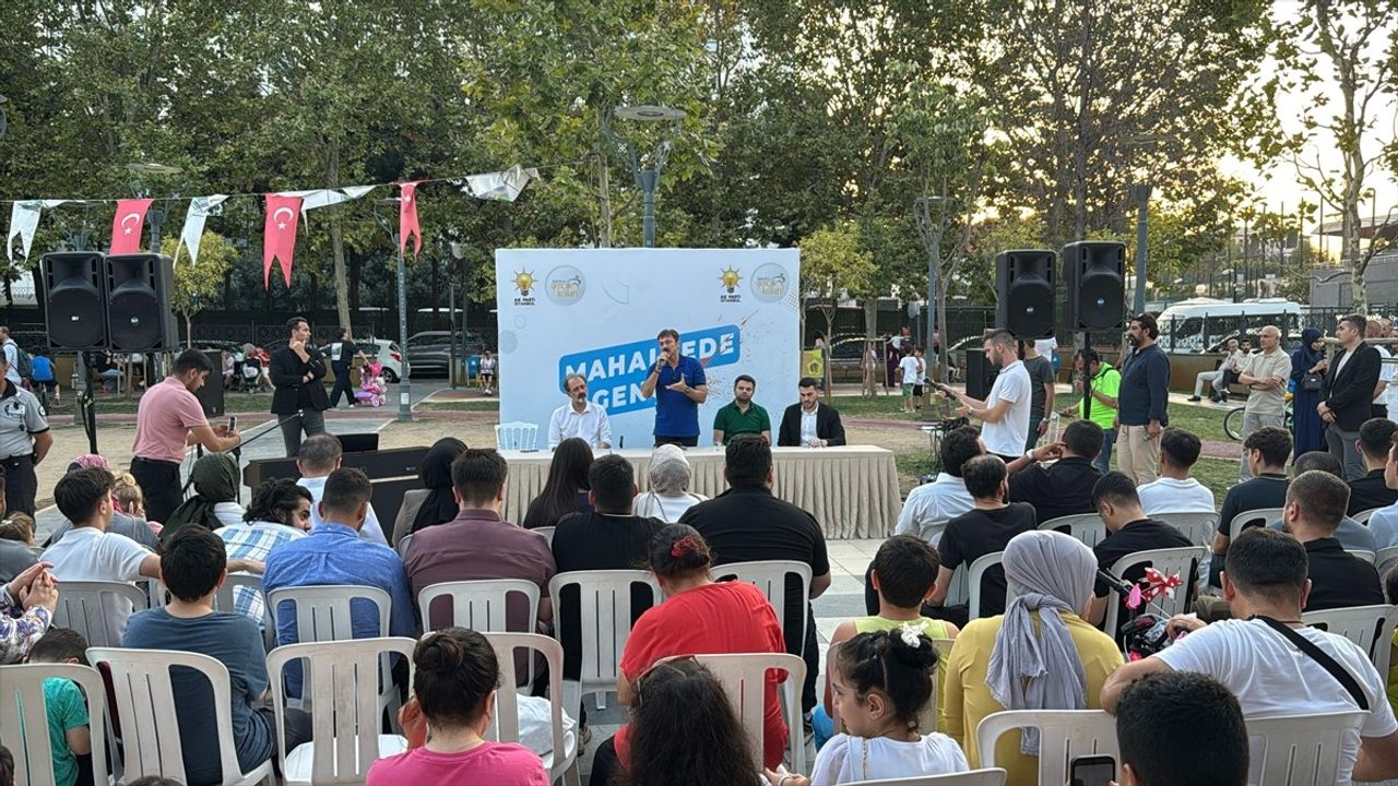 AK Parti Gençlik Kolları'ndan Bahçelievler'de Gençlik Etkinliği