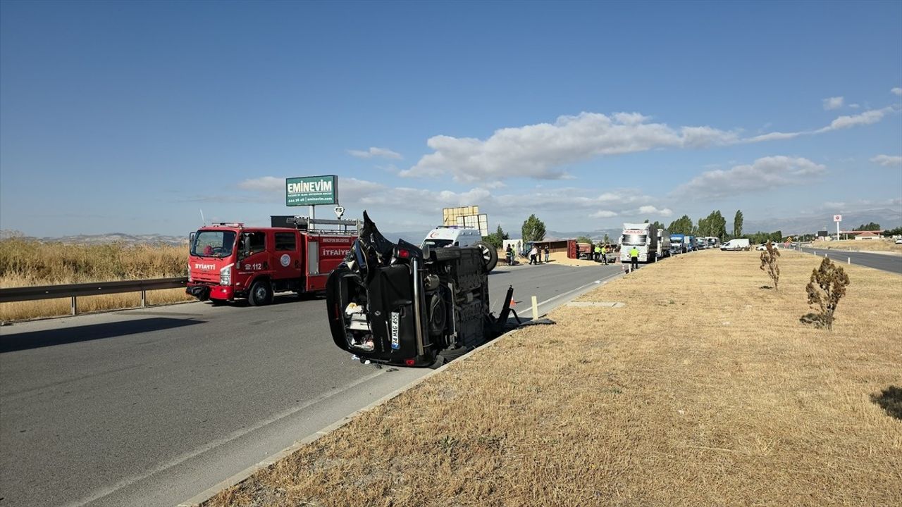 Amasya'da Feci Trafik Kazası: 1 Ölü, 4 Yaralı