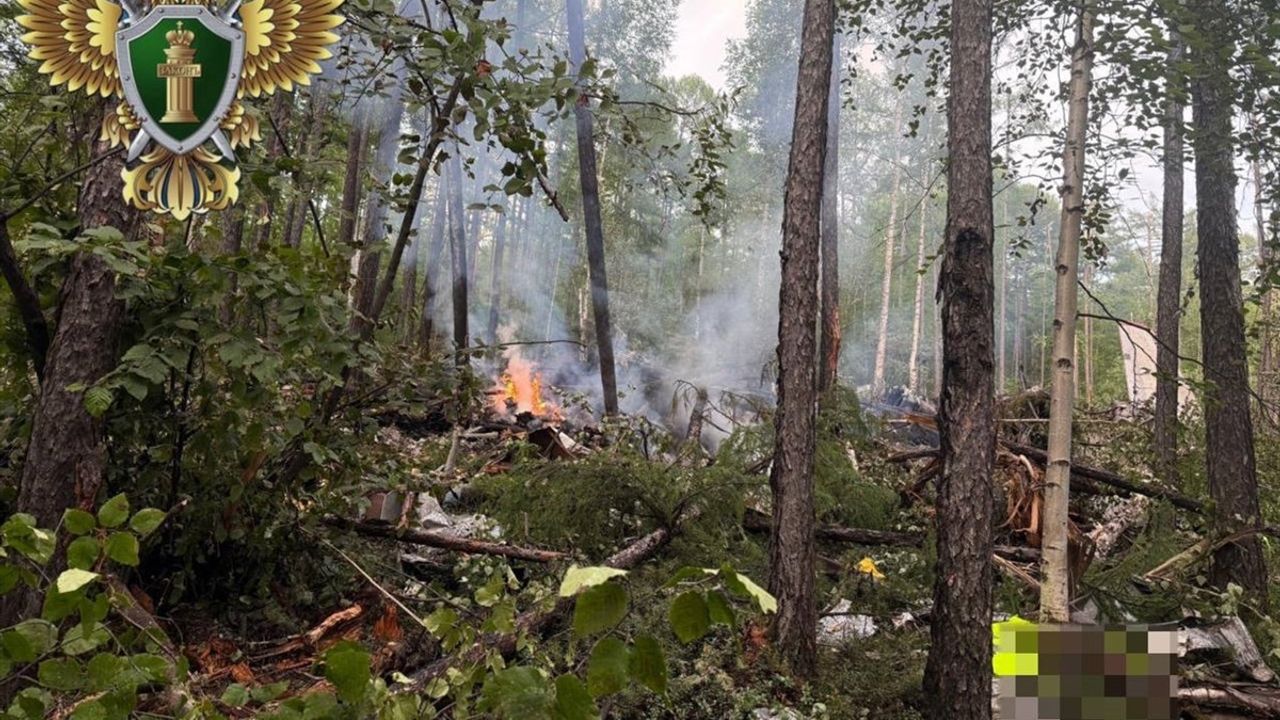 Amur Bölgesinde Düşen An-24 Uçağının Enkazına Ulaşıldı