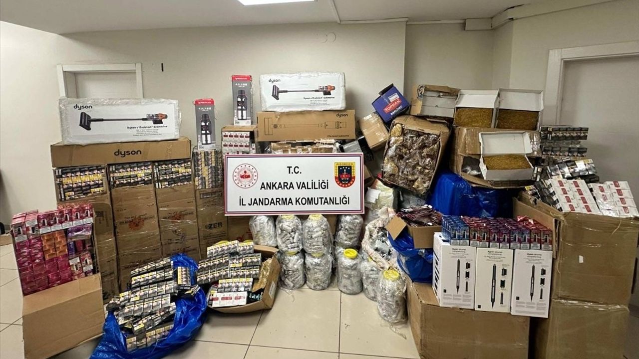 Ankara'da Kaçak Ürün Operasyonu: 7 Milyon Liralık Ele Geçirildi