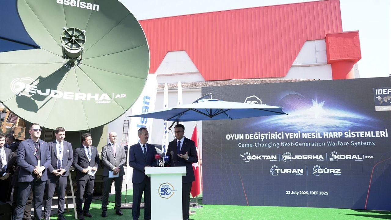 ASELSAN, IDEF 2025'te Yeni Hava Savunma Sistemlerini Tanıttı