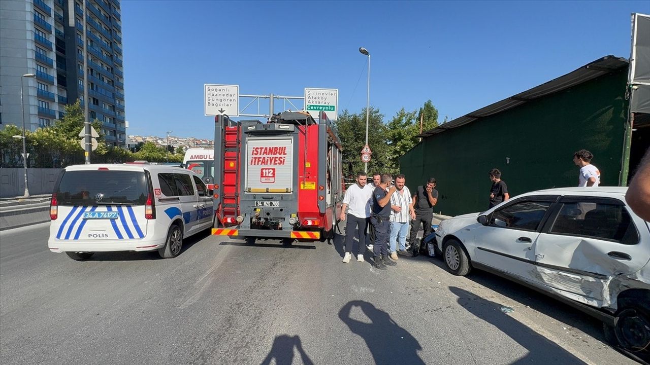 Bahçelievler'de Trafik Kazası: 1 Yaralı