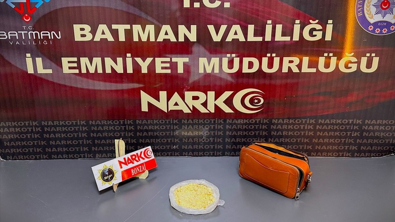 Batman Havalimanında Uyuşturucu Operasyonu: Zanlı Tutuklandı