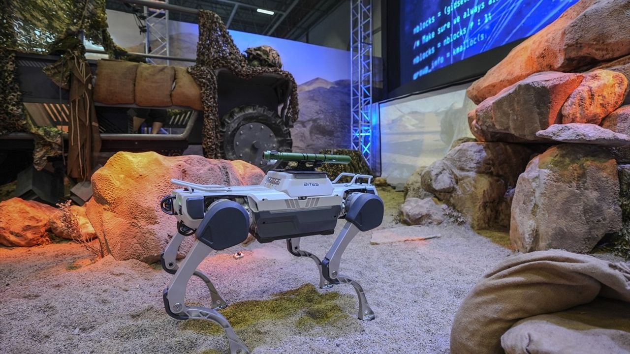 BİTES, IDEF 2025'te Robot Köpeklerle Yenilikçi Çözümler Sunuyor