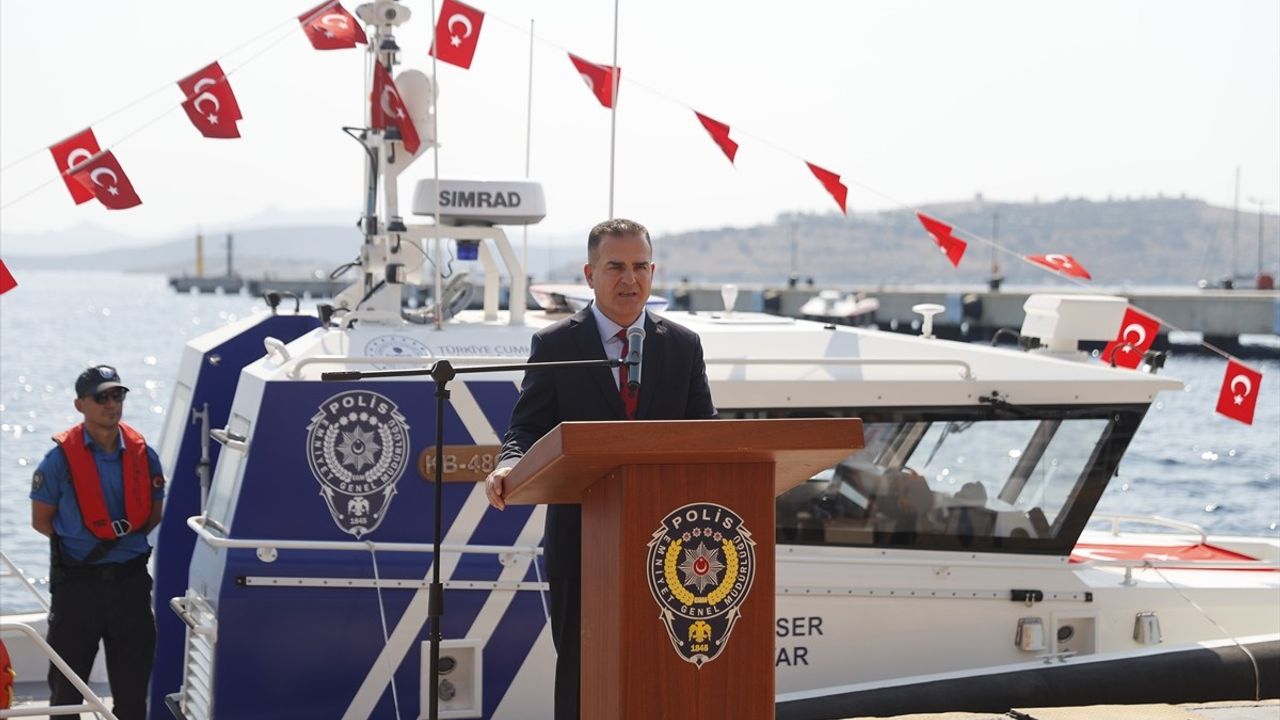 Bodrum'da Şehit Komiser Ekrem Uyar Kontrol Botu Göreve Başladı