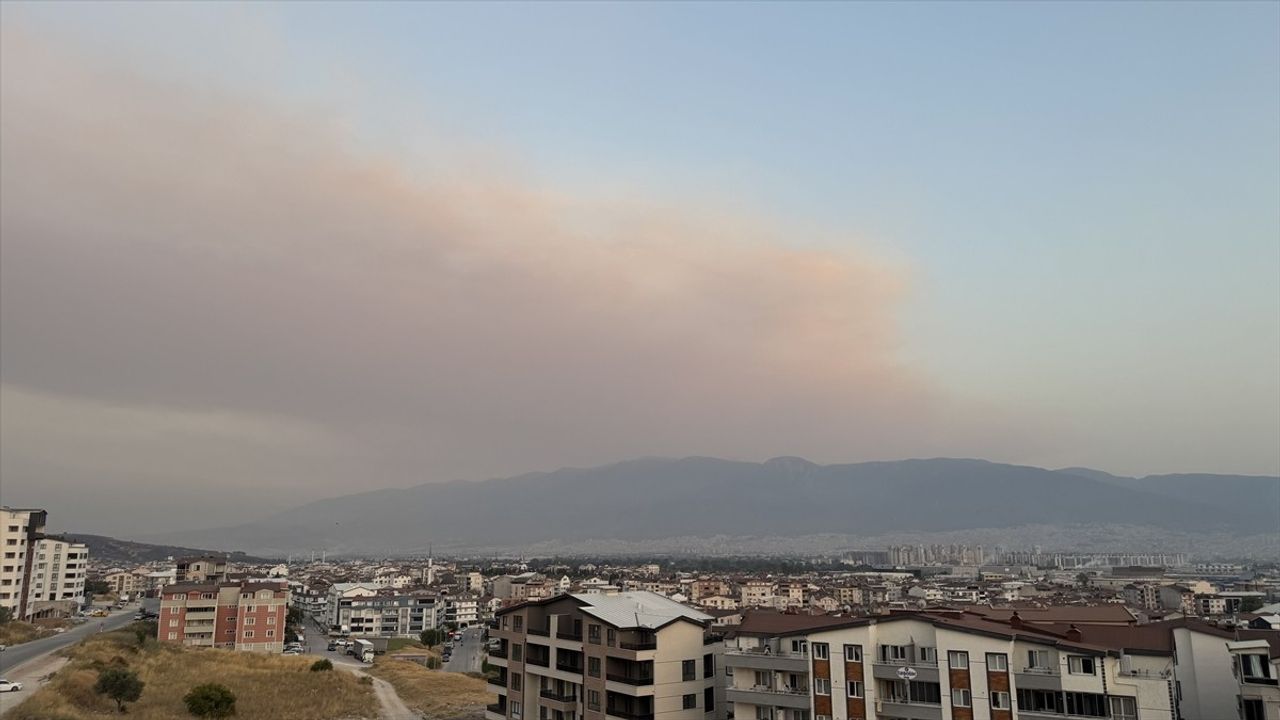 Bursa'daki Orman Yangını Dumanı Şehri Sardı