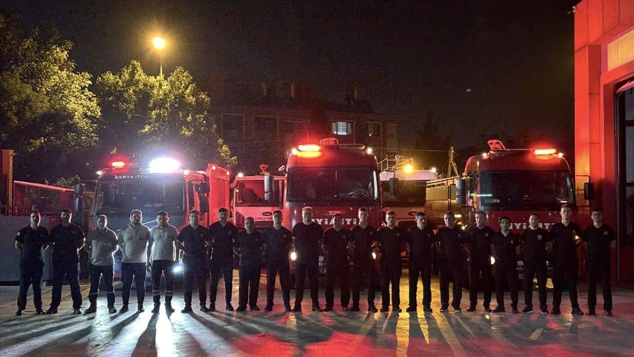 Bursa'daki Orman Yangınlarına Konya'dan Hızlı Destek