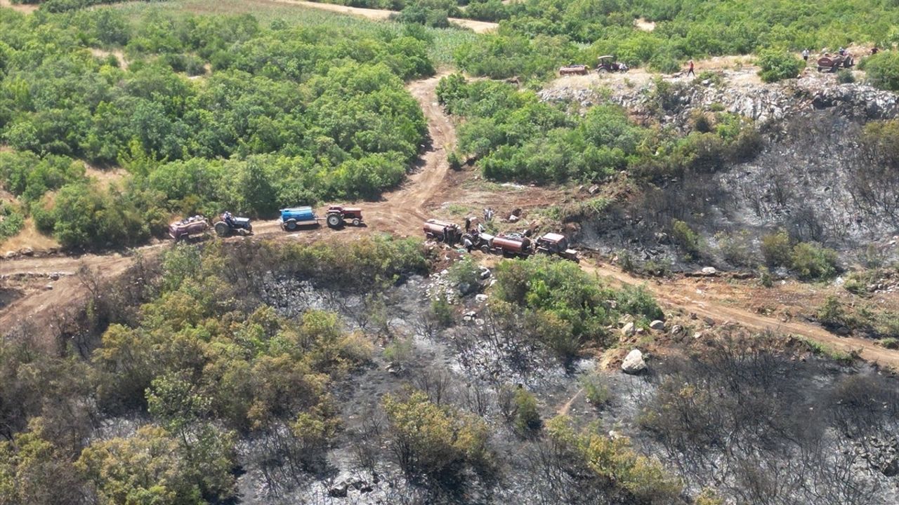 Bursa Mustafakemalpaşa'da Orman Yangını ile İlgili Tutuklama