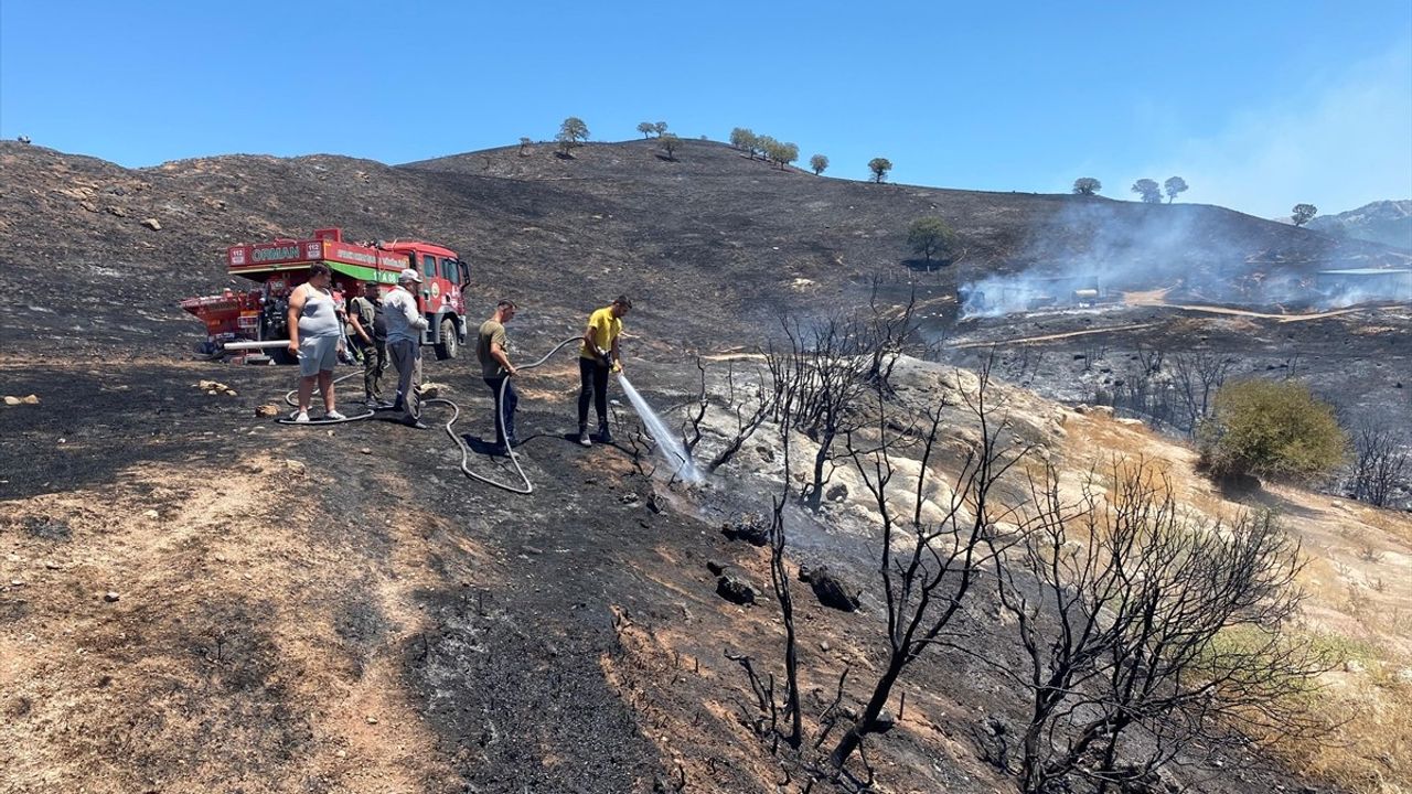 Çanakkale'de Orman Yangınına Hızla Müdahale Ediliyor