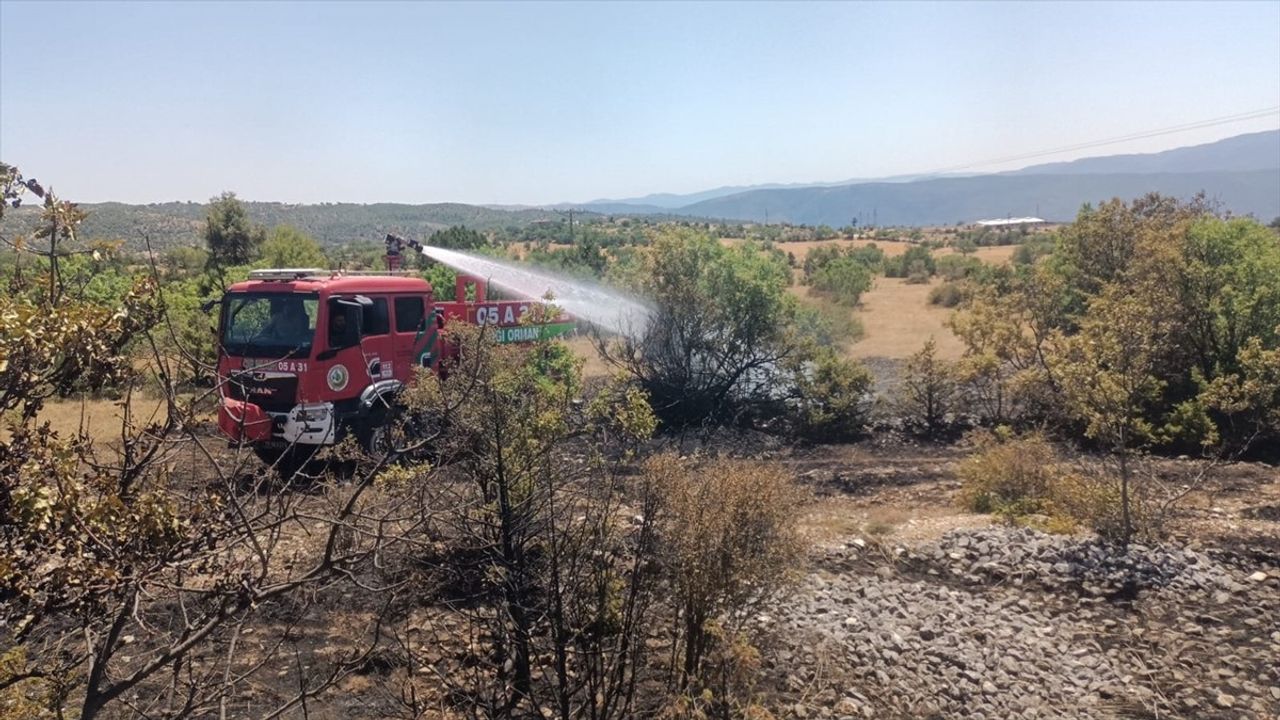 Çorum'da Orman Yangını Büyümeden Kontrol Altına Alındı