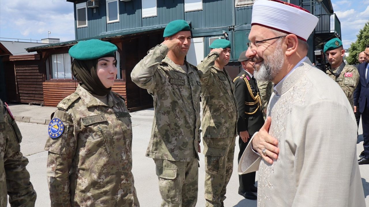 Diyanet İşleri Başkanı Ali Erbaş'tan EUFOR Ziyareti