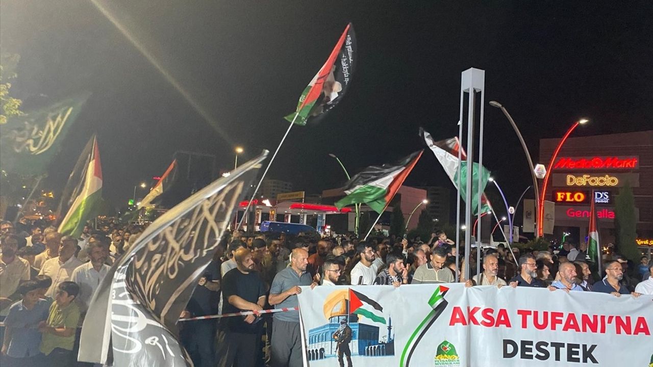 Diyarbakır'da Filistin İçin Protesto