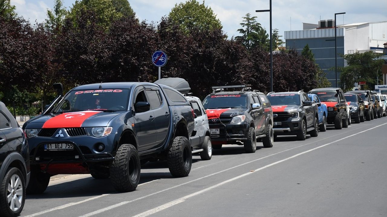 Düzce'de Off-Road Tutkunları İçin 15 Temmuz Turu