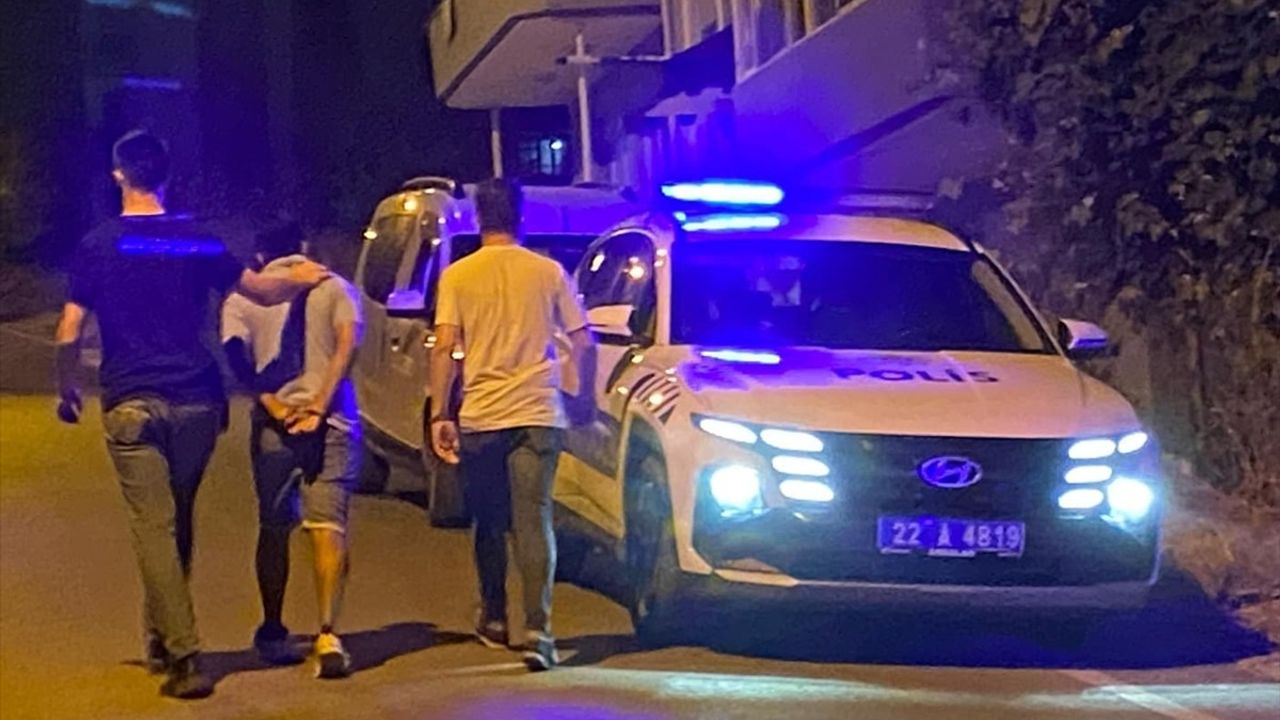 Edirne'de Kız Arkadaşını Darbeden Şüpheli Gözaltında