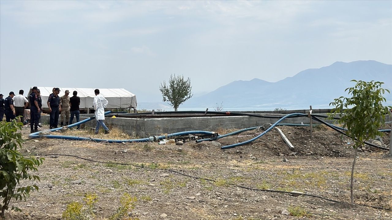 Elazığ'da Sulama Havuzunda İki Kişi Bulundu