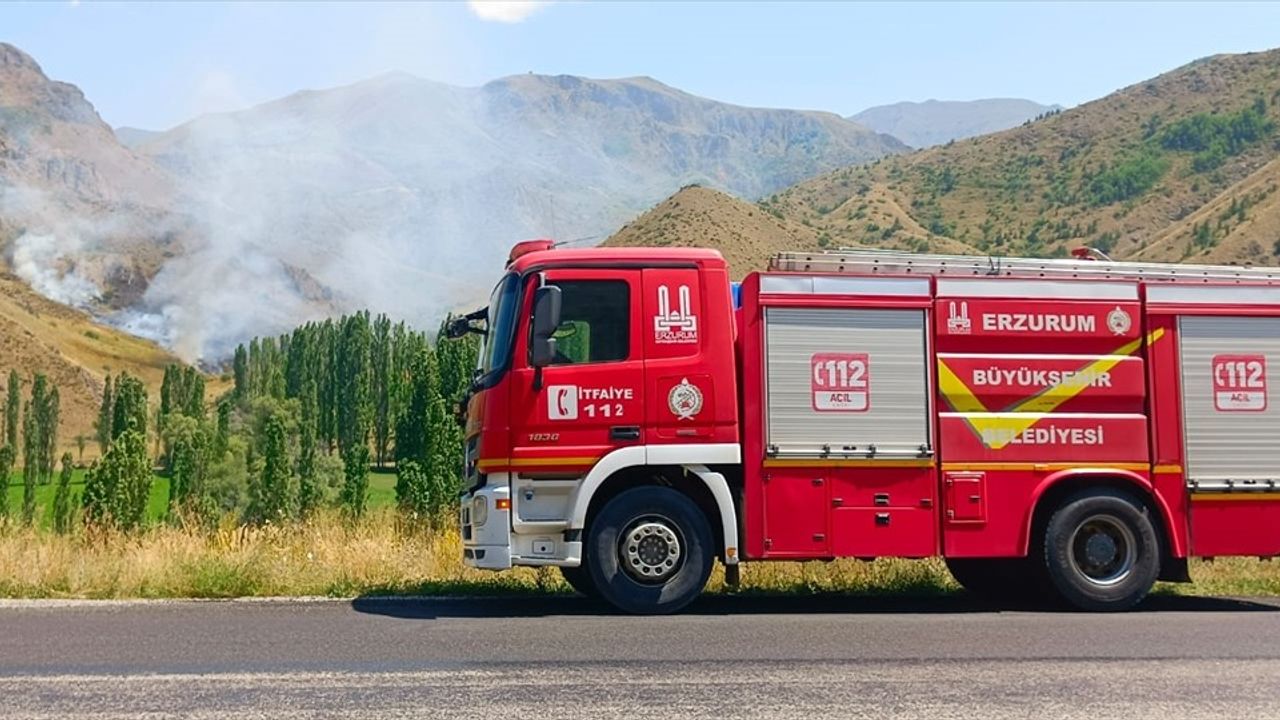 Erzurum'da Yangın Kontrol Altına Alındı