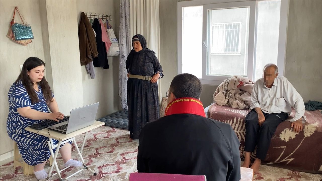 Evde Adalet Hizmeti ile Müşteki İfadesi Alındı