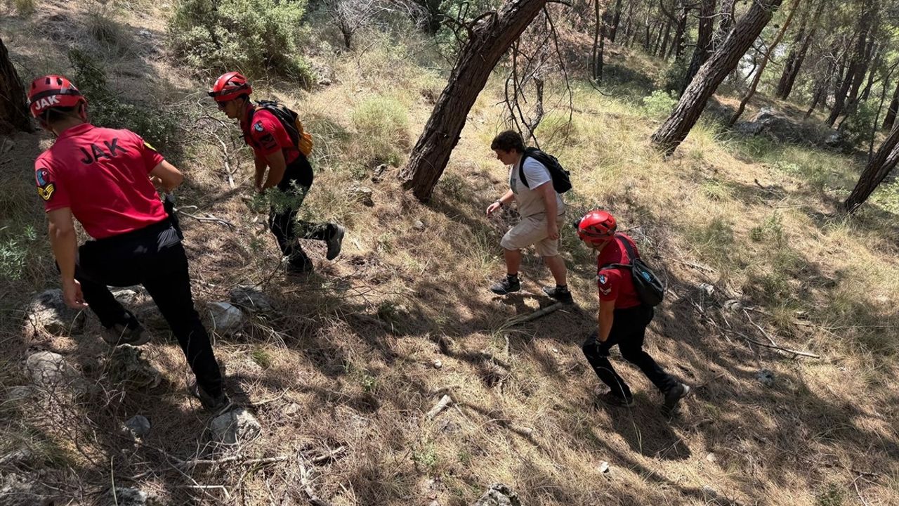 Fethiye'de Kaybolan Turist Kurtarıldı