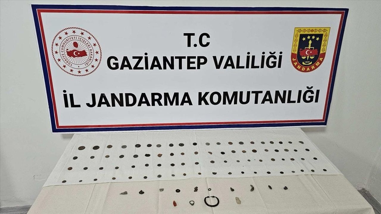Gaziantep'te Tarihi Eser Kaçakçılığına Operasyon