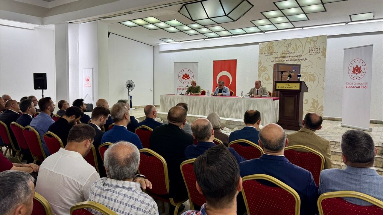 İsmail Hakkı Bursevi'nin Sübhatü's-Salikin Eseri Bursa'da Tanıtıldı