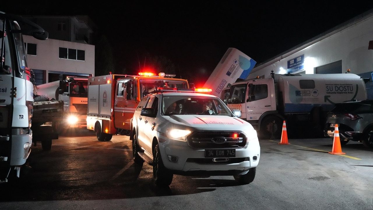 İstanbul Belediyelerinden Bursa'daki Orman Yangınlarına Destek