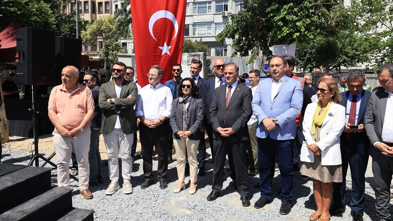 İstanbul'da Yağmur Suyu Tüneli İnşaatı Töreni
